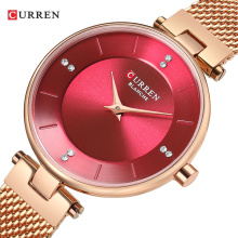 CURREN 9031 Rose Gold Watch Women Quartz Watches Ladies Top Brand Luxury Female Wrist Watch Girl Clock Relogio Feminino